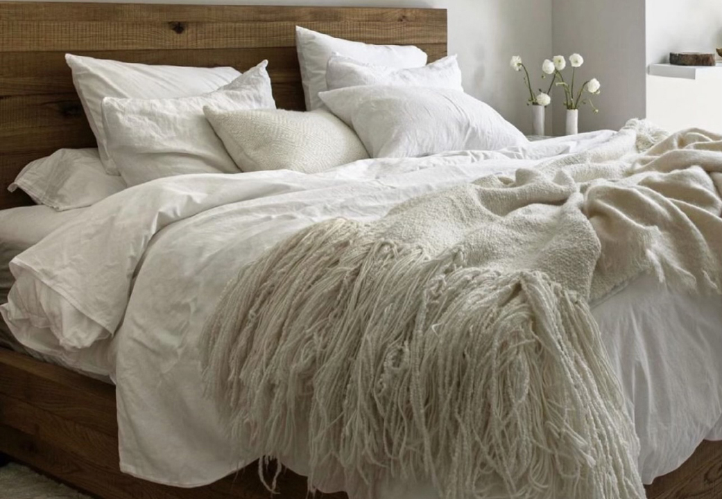 A bedroom designed by Olivia Stutz A bedroom designed by Olivia Stutz