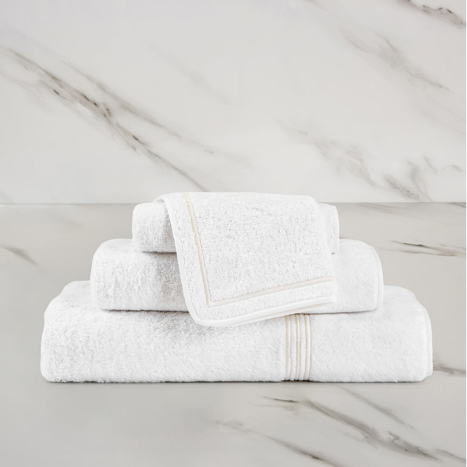 三边刺绣系列面巾